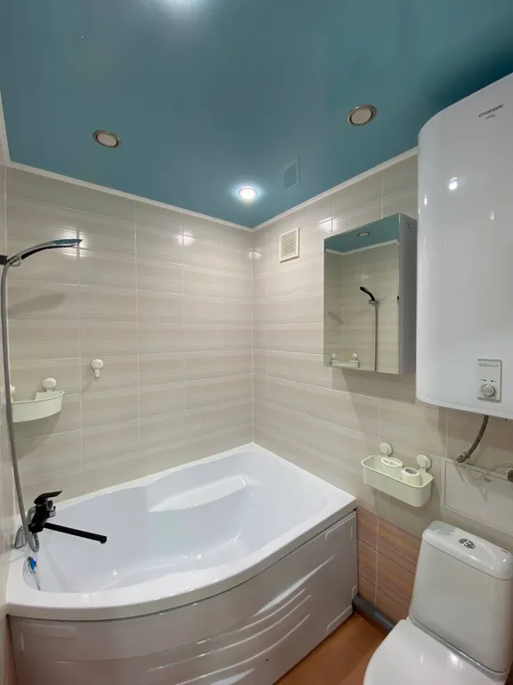 Стильная квартира-студия с теплым полом