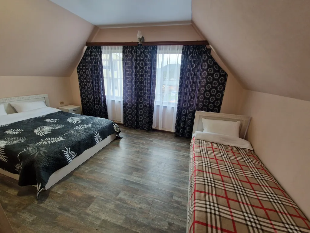 Двухэтажный дом с баней, 6 спальных мест