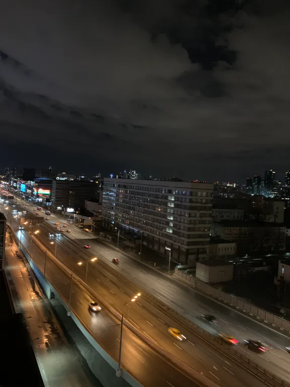 Квартира Квартира Уютная студия с панорамным окном в центре Москвы — Москва