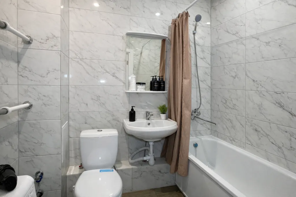 Евродвушка в центре с бомбическим видом на город