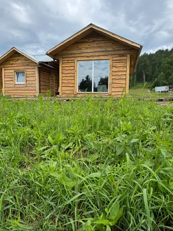 Дом с баней в лесу