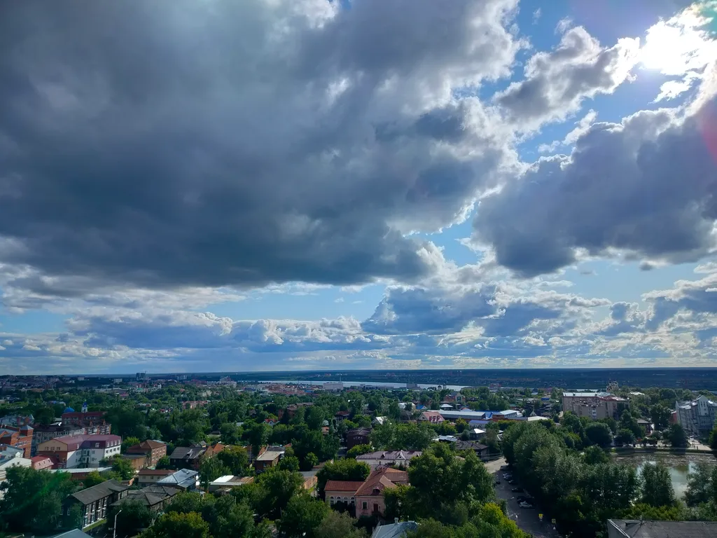 Уютная студия в центре с видом на город