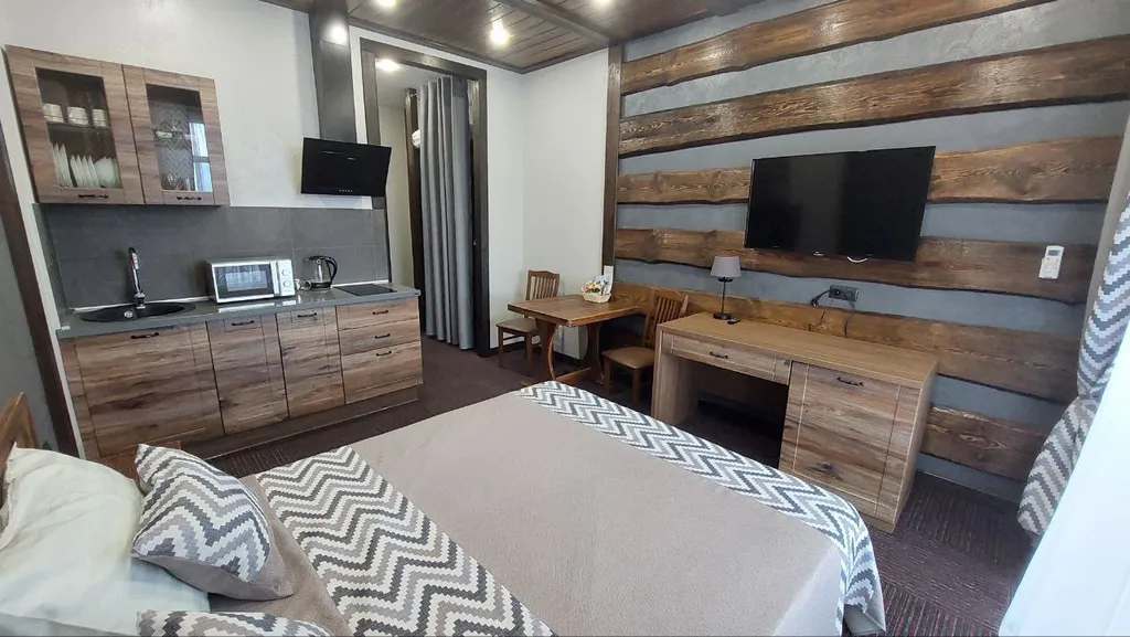 Апартаменты-студио с видом на озеро