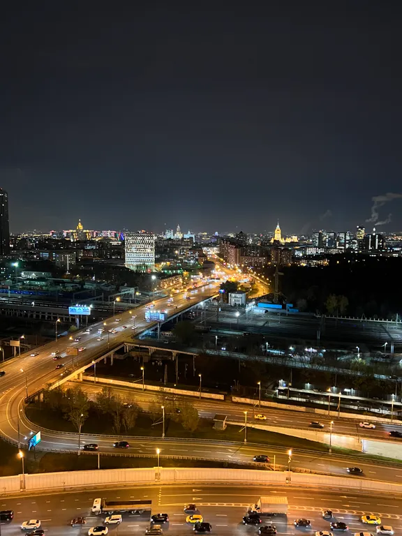 Квартира Квартира Просторная однушка с панорамным видом — Москва