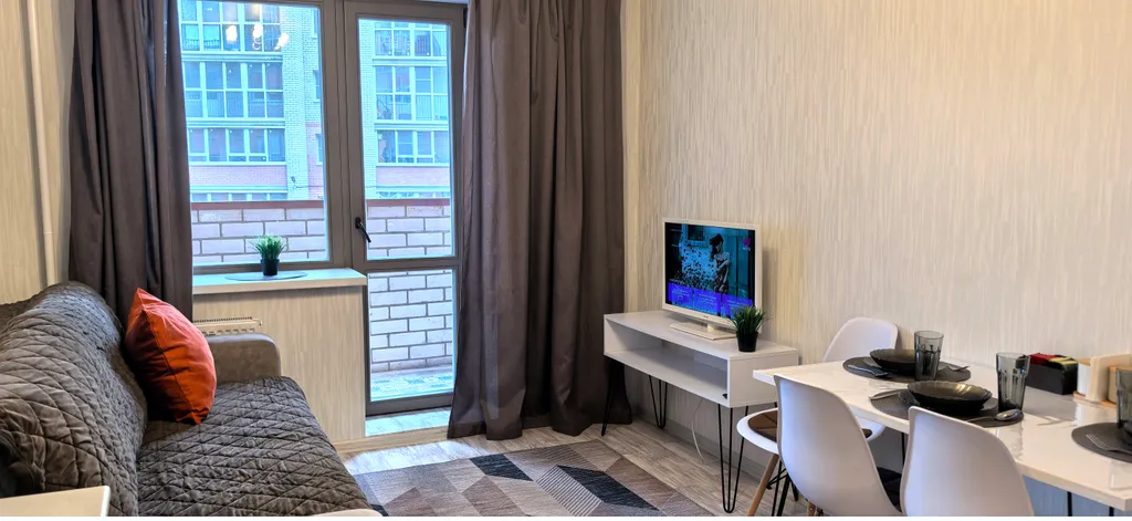 Больше, чем 1-комнатная квартира с кухней-гостиной