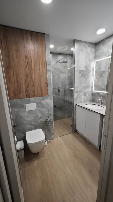 Современная однокомнатная квартира на набережной Двины