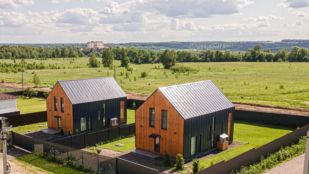 Современный барн вблизи лучших склонов Подмосковья