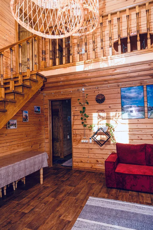 Дом-дача «у Мишутки» карамельный