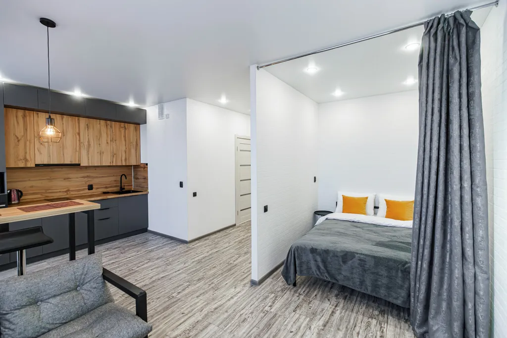 Апартаменты лофт в ЖК Аквамарин с видом на реку