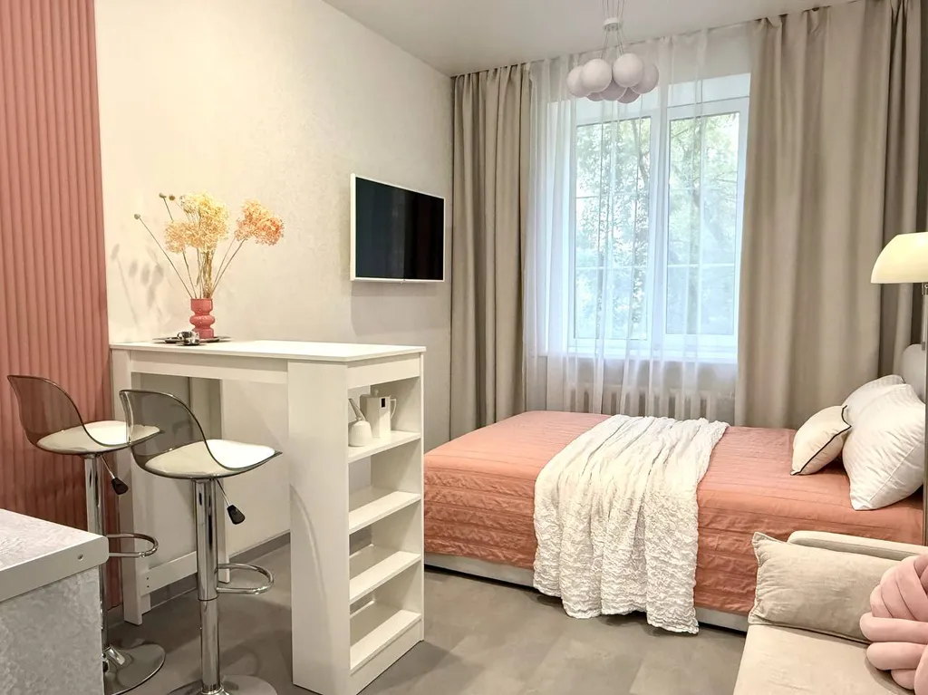 Апартамент в гламурных тонах