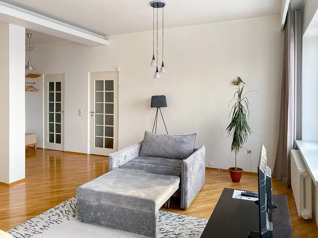 Просторная квартира в центре города с видом на реку