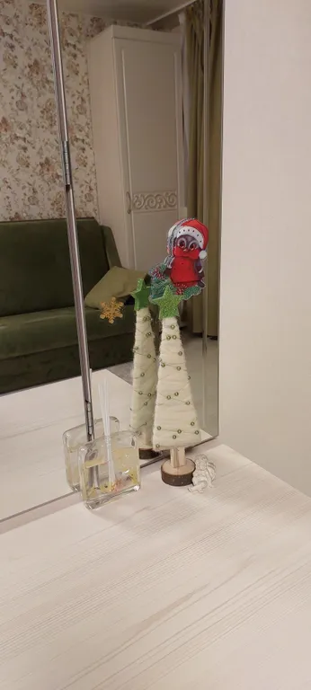 Стильная однушка в фисташковом цвете