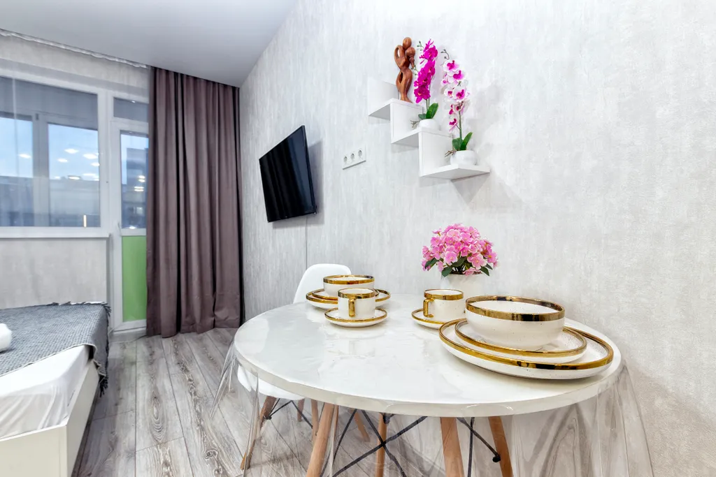 Светлая и современная 1-комнатная квартира