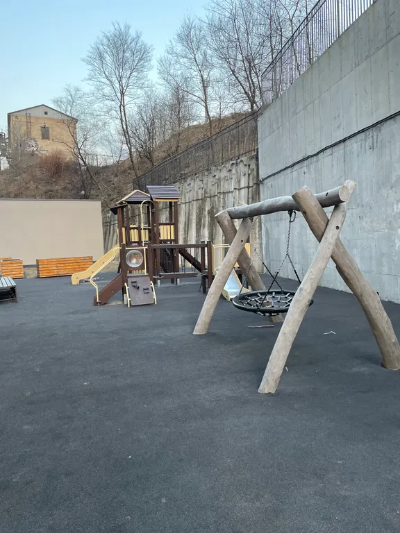 Студия в новом доме с видом на Золотой Рог