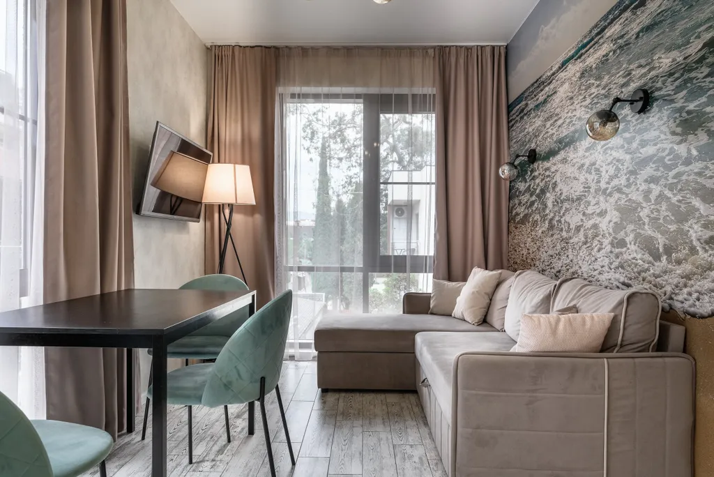 Апартамент в курортном городке в ЖК с бассейном