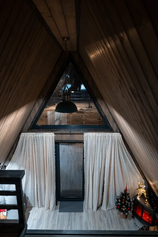 Дом А-Фрейм 42м2 с террасой №1