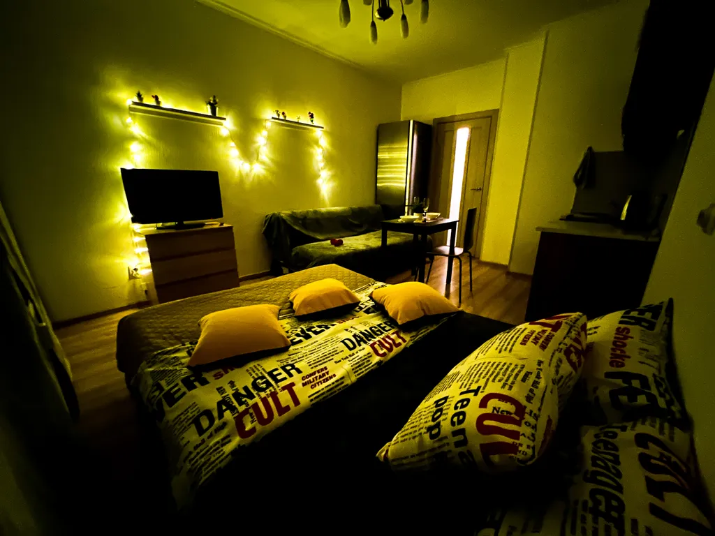 Безумно уютная квартира в огоньках