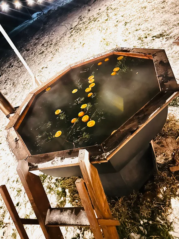 Африканский бунгало с банным чаном