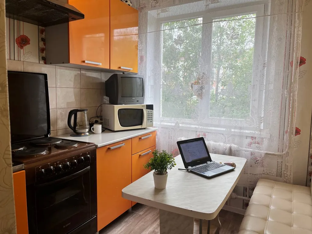 Уютная квартира с видом на склон