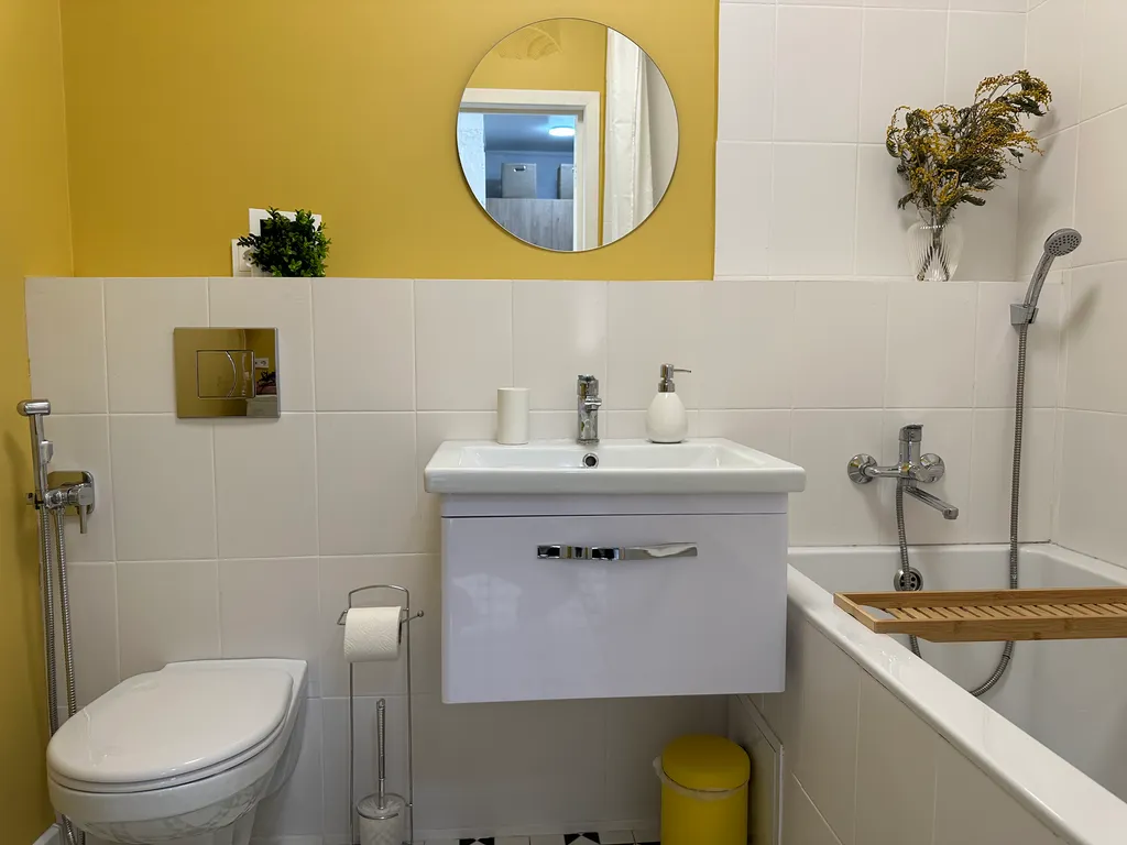 Уютная новая видовая студия в ЖК Гармония Моря недалеко от моря