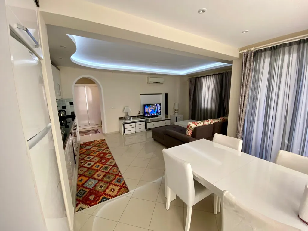 Квартира Апартаменты с бассейном рядом с пляжам Клеопатра — аренда посуточно в Аланья