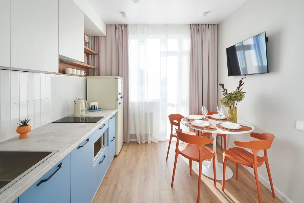 Квартира Квартира у моря Небо с  дизайнерским ремонтом, в современном ЖК. — Пионерский