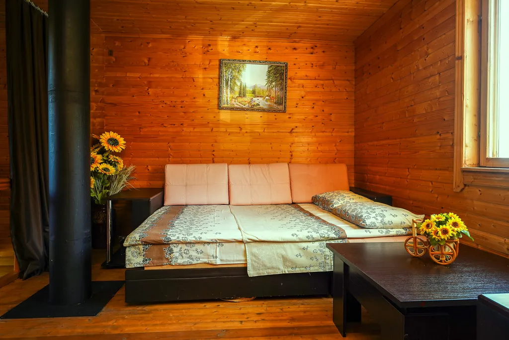 Эко-дом из Сруба с бассейном