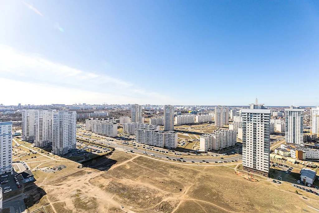 Квартира Квартира Уютный апартамент, возле Минск-Арены, на 23 этаже ! — Минск