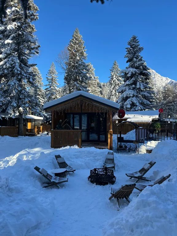 Коттедж Коттедж с видом на горы и лес — Архыз