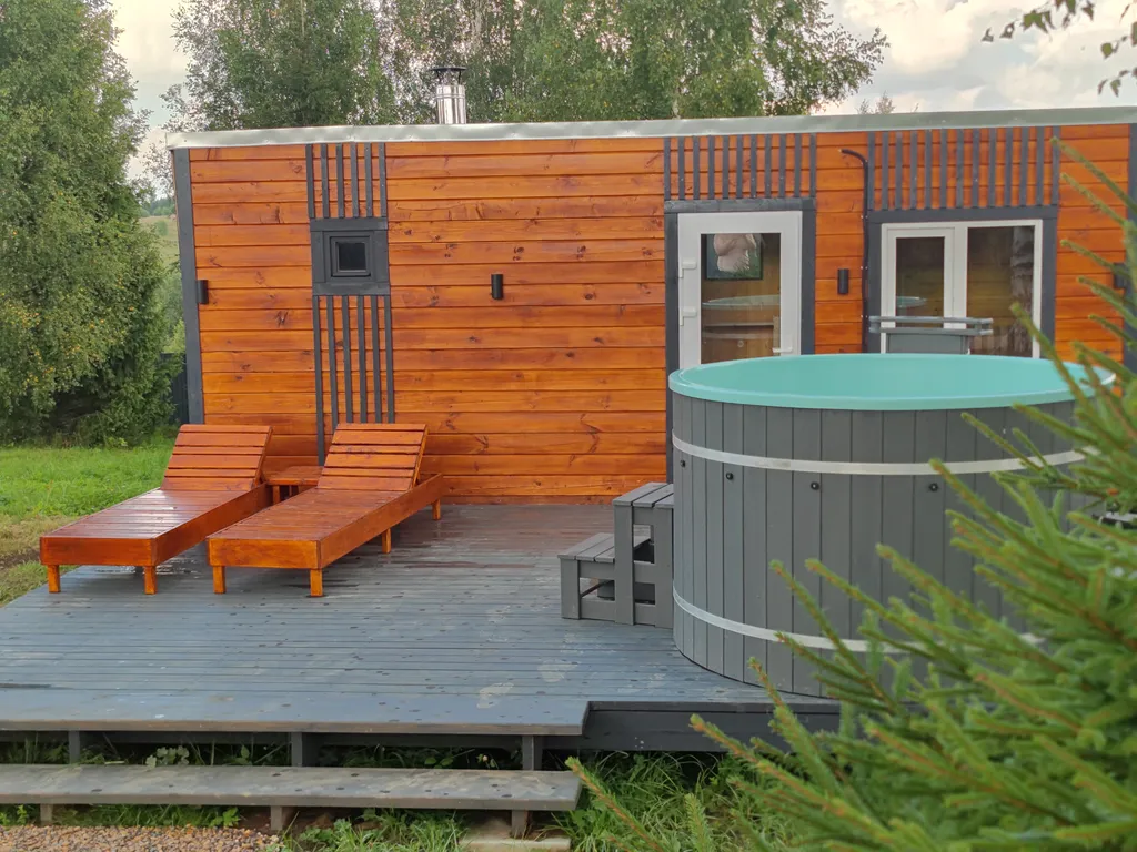 Коттедж Дом в Берёзовой роще амбар-хаус — Дмитровское