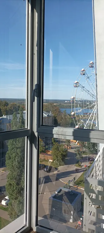 Просторная квартира у колеса обозрения