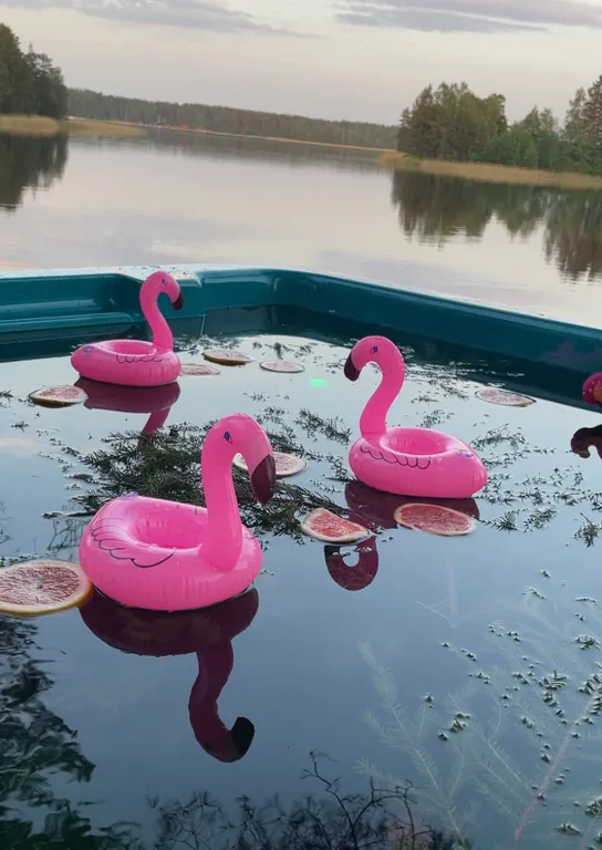 Дом Panorama на берегу озера, утопающий в соснах, тишине и спокойcтвии