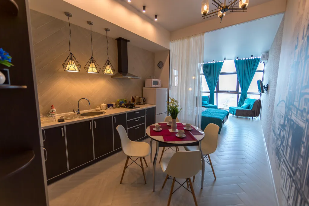 Квартира Квартира Современная студия Бирюза у моря — Адлер