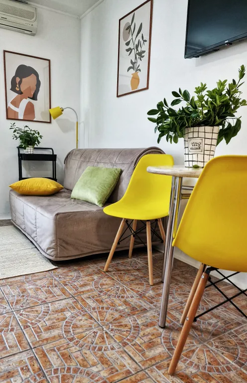 Квартира Квартира Зеленая студия с мини кухней, тихий центр — Геленджик