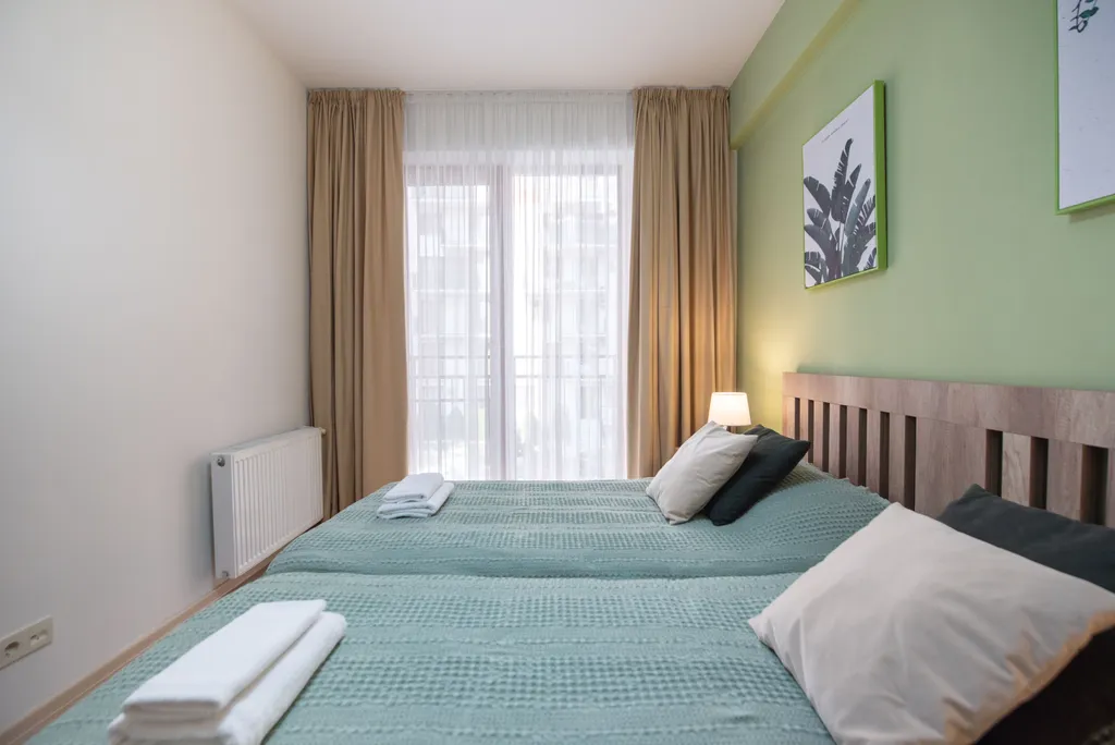 Квартира в семейном комплексе с детской площадкой во дворе