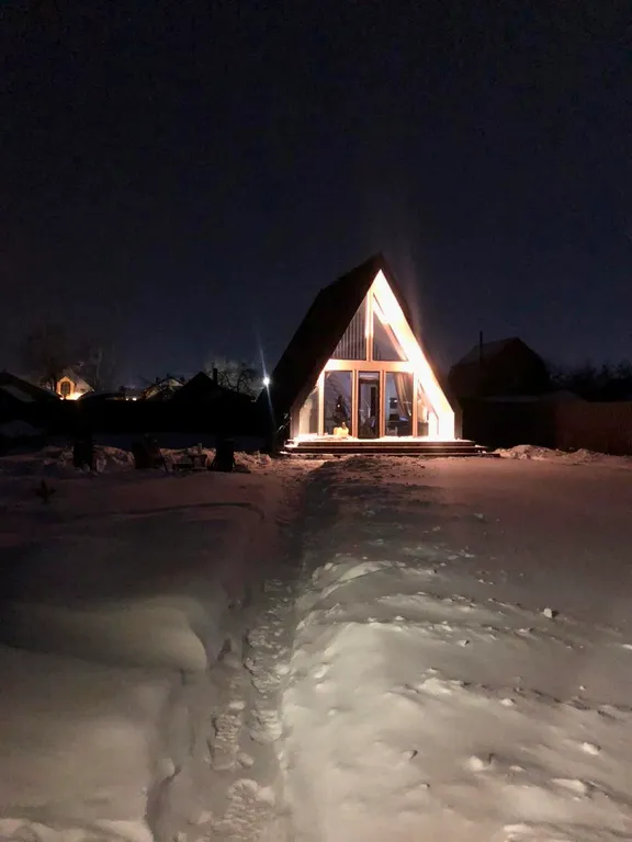 Уютный современный дом барнхаус