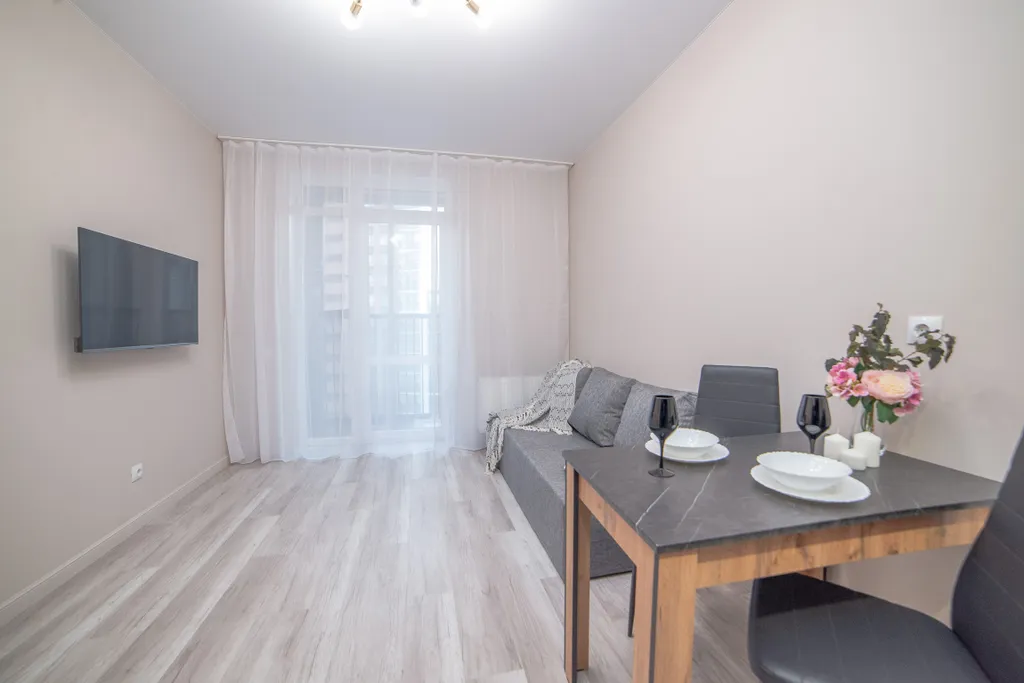 Евродвухкомнатная квартира рядом с метро Ботаническая для 4