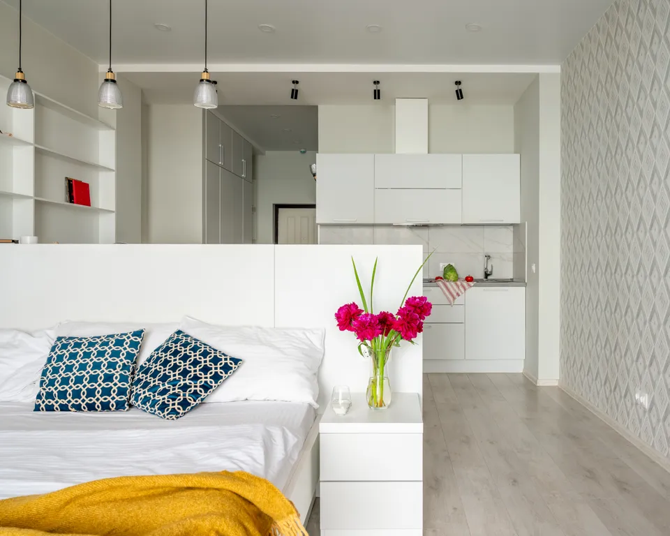 Уютная студия с видом на море