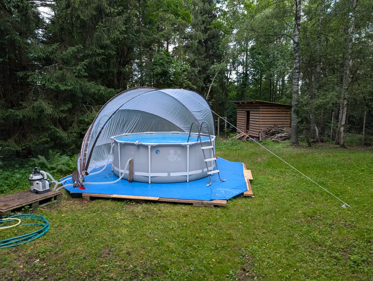 Каркасный бассейн 3*1 м