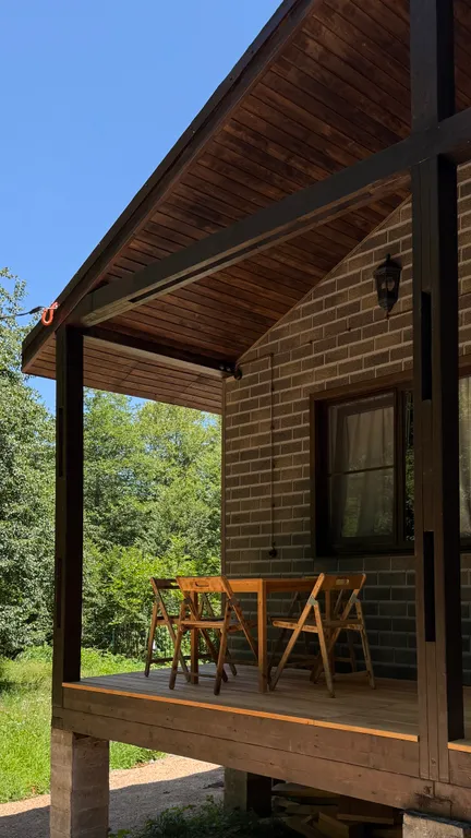 Уютный новый домик в лесу