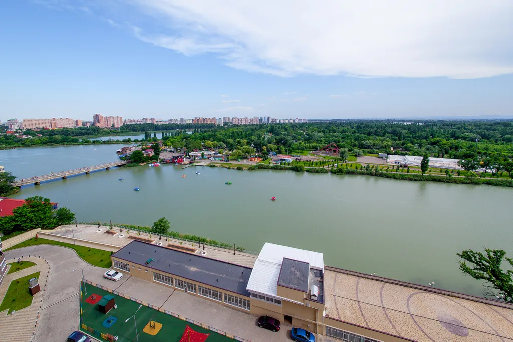 Квартира Квартира в видом на Реку и Парк Солнечный остров — Краснодар