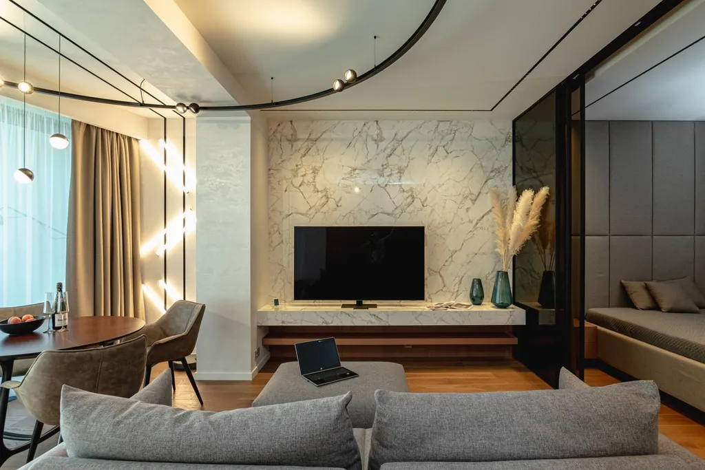 Апартамент с панорамой на море и двумя санузлами в Приморском парке