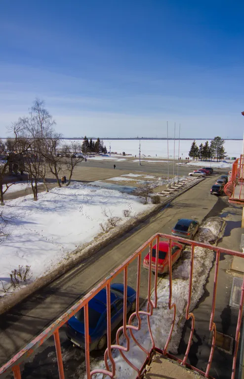 Уютная 2-комн квартира с видом на Набережную в Архангельске с балконом