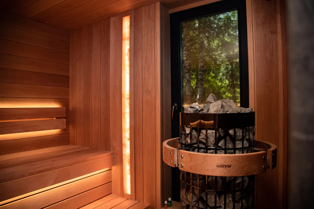 Шале Гнездо с бассейном и сауной