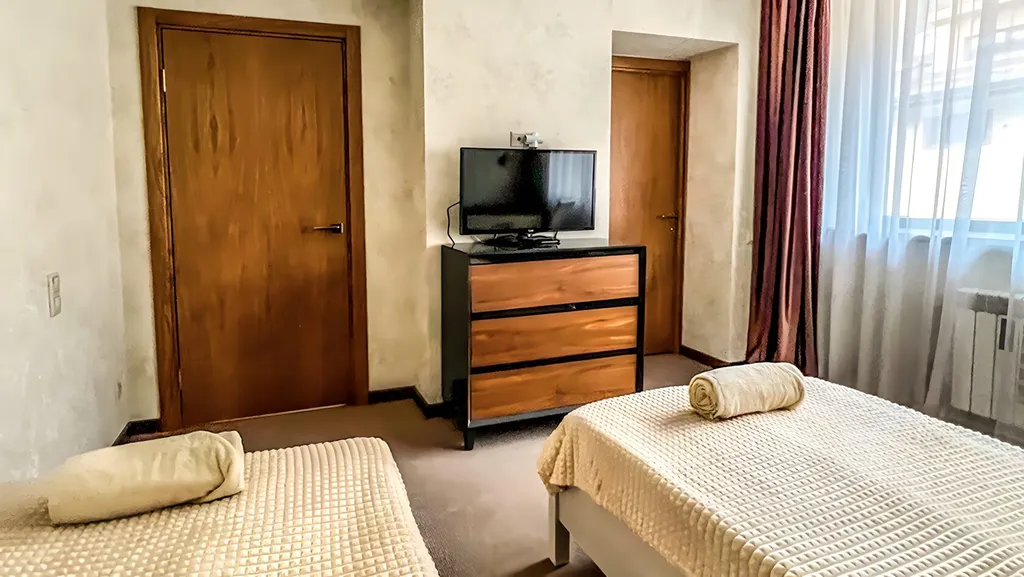 Коттедж с сауной, зоной барбекю и парковкой