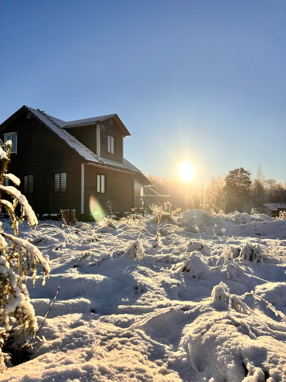 Коттедж Загородный дом со всеми удобствами рядом с речкой и озером — Рябово