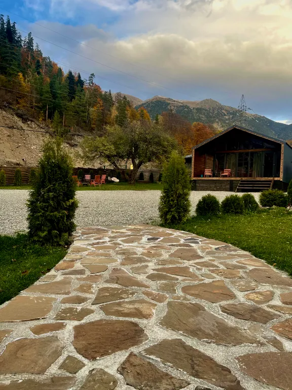 Шале в стиле прованс в центре горнолыжного курорта Архыз