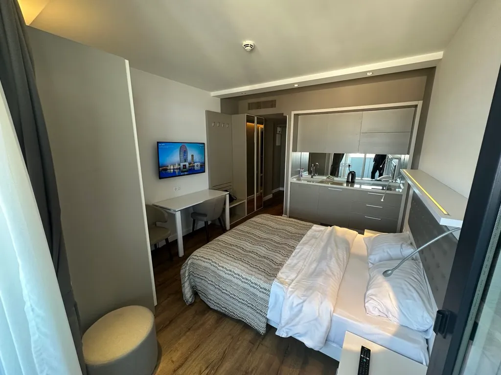 Квартира Апартаменты с видом на первой линии моря в Апарт-отеле — Батуми