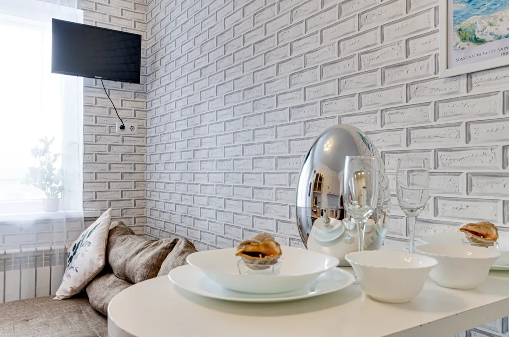 Зеркальный перламутр | Mother of pearl mirror | однокомнатная | 4 гостя