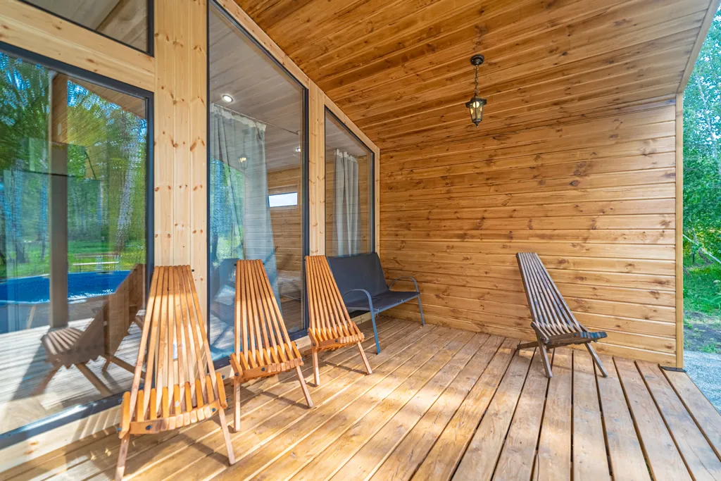 Светлый и уютный дом в стиле барн хаус ( барн 2 ) с бассейном и купель